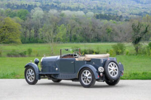 Vista posteriore Bugatti Type 43 del 1928