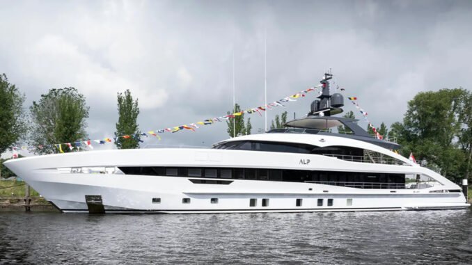 Heesen Yachts ALP battesimo