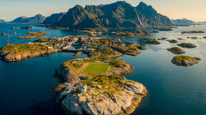 Arcipelago delle Lofoten con Henningsvaer Stadion