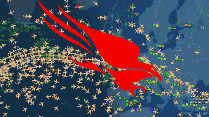 Crowdstrike su mappa aerei