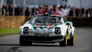 Lancia rally in pista