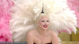 Lady Gaga durante Cerimonia d'apertura Parigi 2024