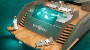 Voodoo Yachts XF95 dettaglio piscina