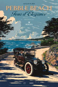 Poster Pebble Beach dedicato alla Packard