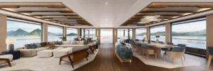 Zona living e pranzo salone - Master yacht explorer