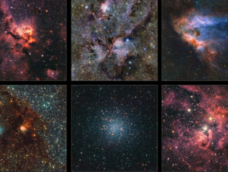 Collage d’immagini Via Lattea ESO VISTA