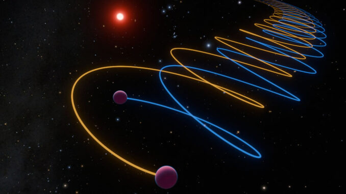 Sistema binario di Gliese 229 (grafica)