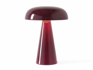 Lampada da tavolo Como SC53 rosso burgundy