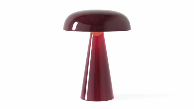 Lampada da tavolo Como SC53 rosso burgundy