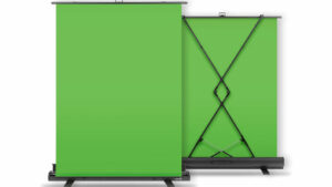 Fronte e retro Elgato Green Screen chroma key 148 x 180 cm