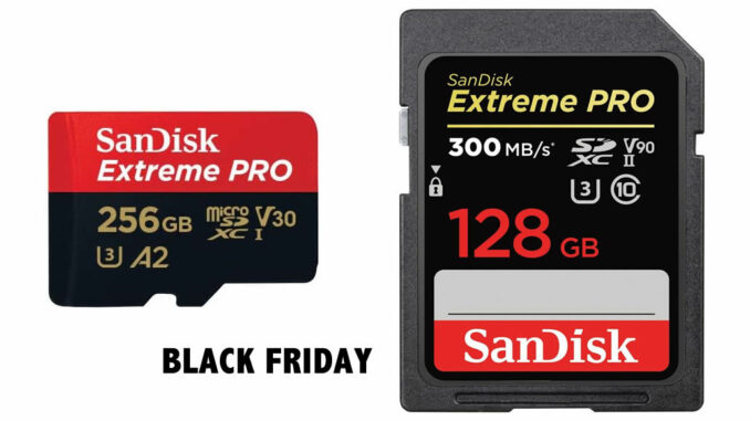 Offerte schede di memoria Sandisk Black Friday 2024