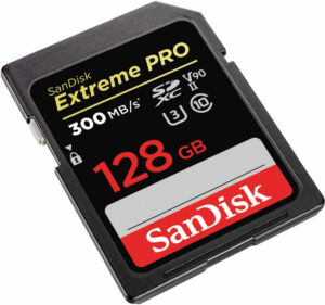 SanDisk 128GB Extreme PRO scheda SDXC fino a 300 MB/s