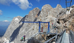 Installazione scala e ponte Dachstein Skywalk (Austria)