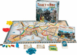 Ticket to Ride board con tragitti in Europa