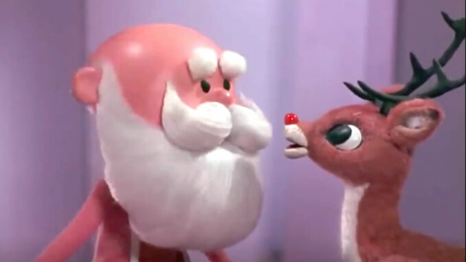 Rudolph con Babbo Natale