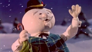 Il pupazzo di neve con la voce di Burl Ives