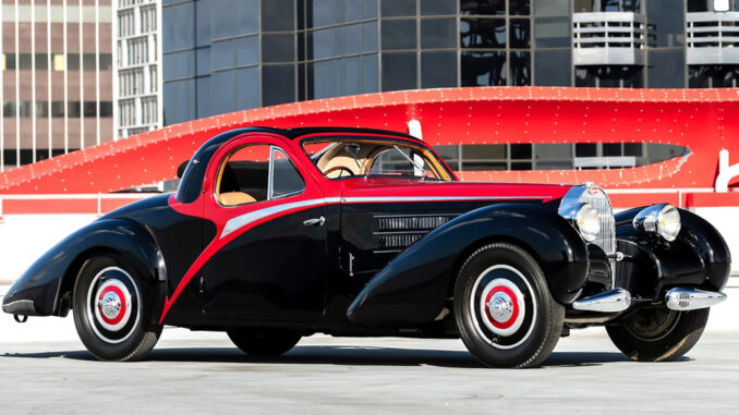 Bugatti Type 57C Atalante del 1939 di Gangloff (fronte)