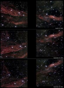 Scansione tridimensionale del materiale interstellare Echi di Luce (Immagini NIRCam)