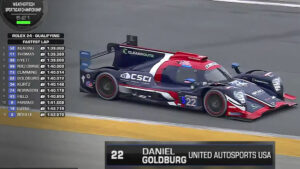 Daniel Goldburg auto nr 22 - 1° in qualifica classe LMP2