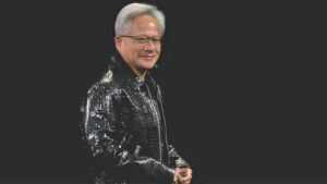 Jensen Huang durante presentazione CES 2025