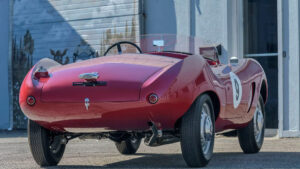 Vista retro Arnolt Bristol Bertone Bolide del 1954