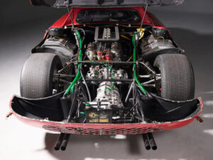 Vista completa motore Ferrari 250 LM del 1964 di Scaglietti