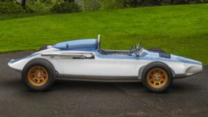 Vista laterale Chevrolet CERV 1 Replica Roadster del 1959