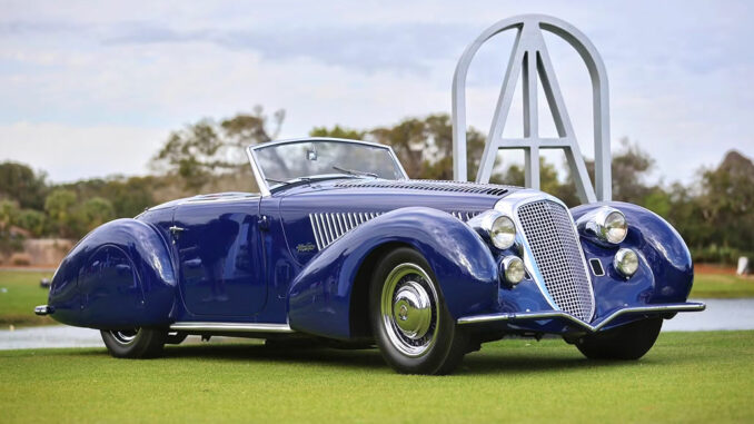 Alfa Romeo 8C 2900B del 1938 vince Amelia Concours d’Elegance 2025